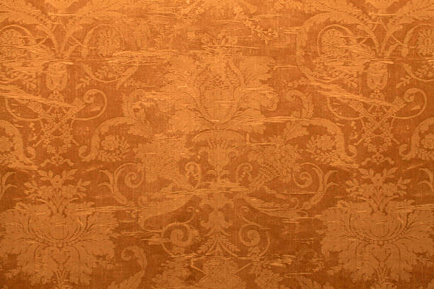 istock Vintage wallpaper with shabby tapestry pattern 481545261