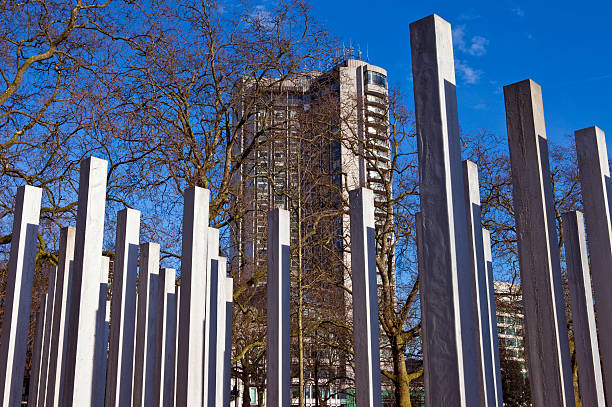 The 7th July Memorial in London's Hyde Park.  The memorial honours the victims of the 7th July 2005 London Bombings.
