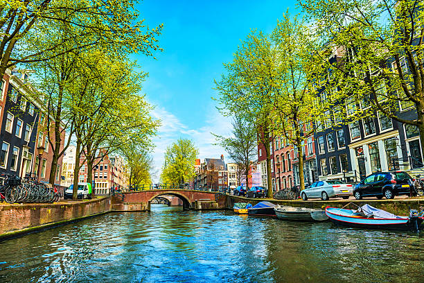 istock Amsterdam City Scene Water Canal 481550343