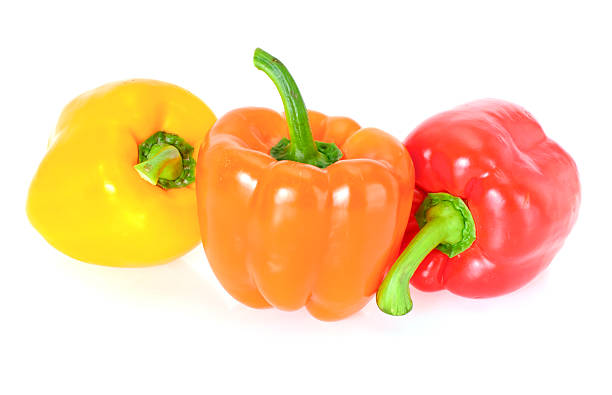 istock Colored Fresh Sweet Pepper Isolated on White Background 481551547