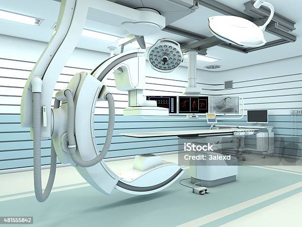 Interventional Xray System Stock Photo - Download Image Now - X-ray Equipment, Medical Equipment, Medical X-ray