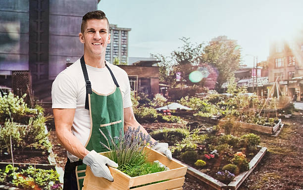 istock Smiling gardener in the garden 481555894