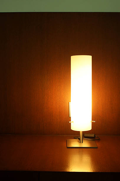 istock Lamp on wood in hotel 481558061