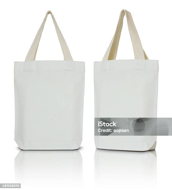 White Fabric Bag Stock Photo - Download Image Now - Tote Bag, White Color, Shopping Bag