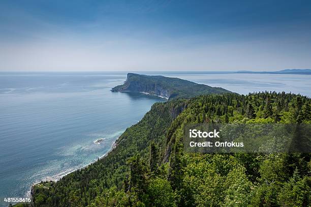 View Of Cap Bon Ami Forillon Quebec Canada Stock Photo - Download Image Now - Forillon National Park, 2015, Canada