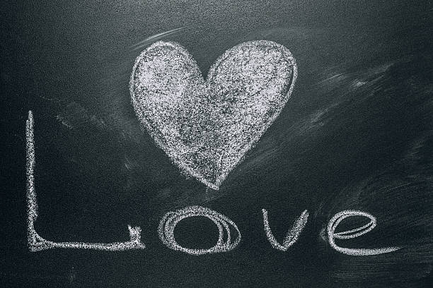 istock Love heart drawing on a school chalkboard 481562566