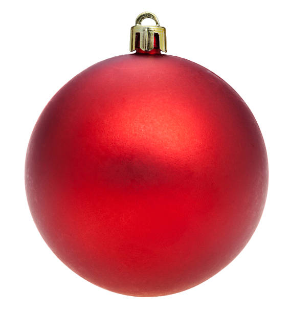 istock xmas red ball isolated on white background 481563602