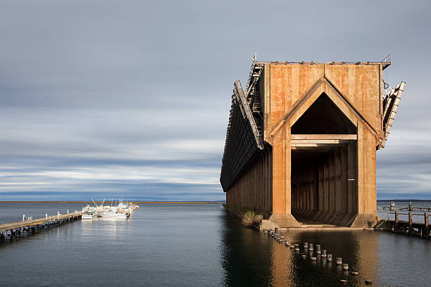 istock Abandoned Ore Dock on Lake Superior - Marquette Michigan 481565680