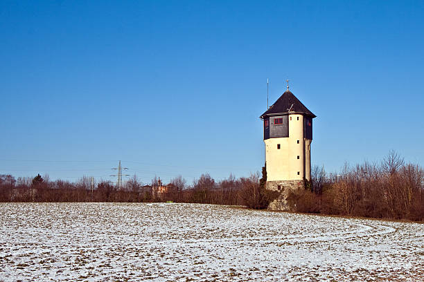 istock water tower in beautiful landscape with blue sky 481568587