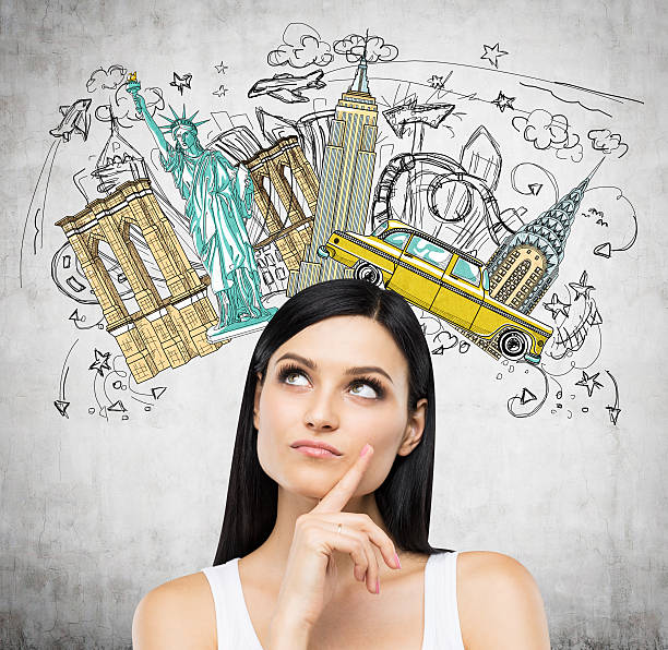 istock pensive brunette lady in a white tank top. 481569826