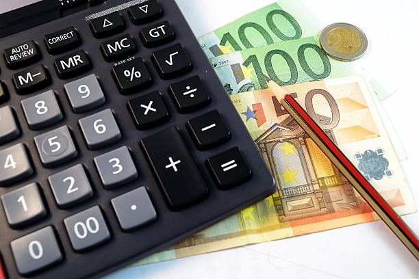 istock Close up of  Various currency notes and coins, different countries 481570558