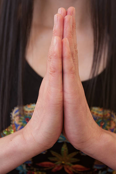 istock Asian Woman meditating in yoga pose 481571987