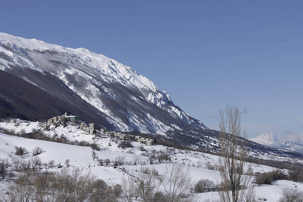 istock Roccacaramanico with Mount Morrone in the background 481574074