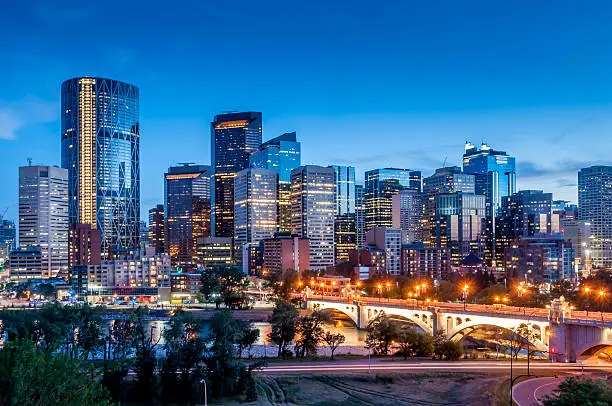 Photo of Calgary skyline