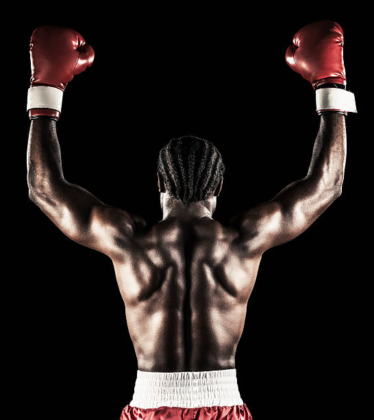 африканского спуска боксеры - boxing macho men human muscle стоковые фото и изображения