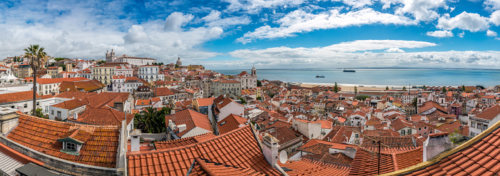 Panoramic Picture of Lisbon, Portugal