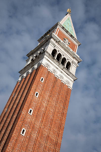 st marks bell tower-kampanile, venedig - italy bell tower built structure building exterior stock-fotos und bilder