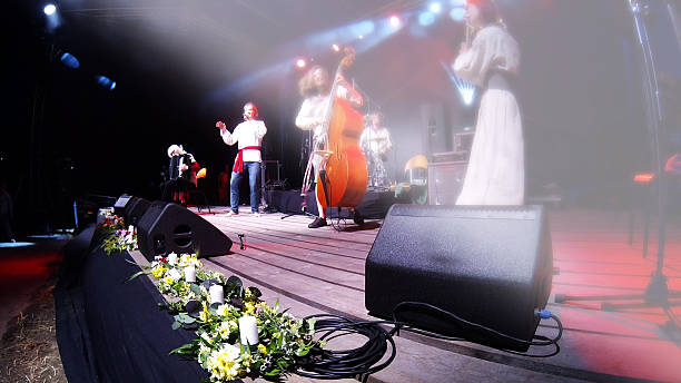 istock music band performing a concert 481581212