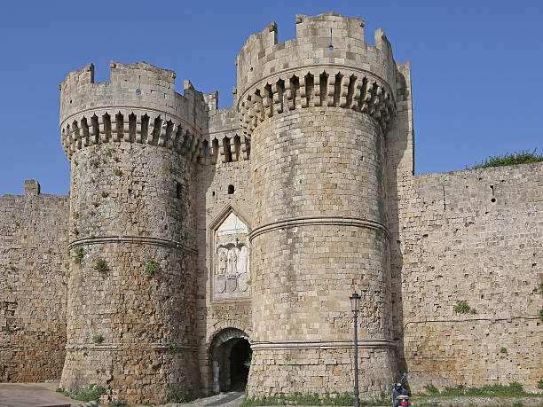 istock Marine gate in Rhodes town 481581222