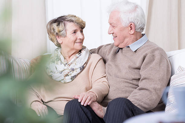 istock Happy senior couple 481582166