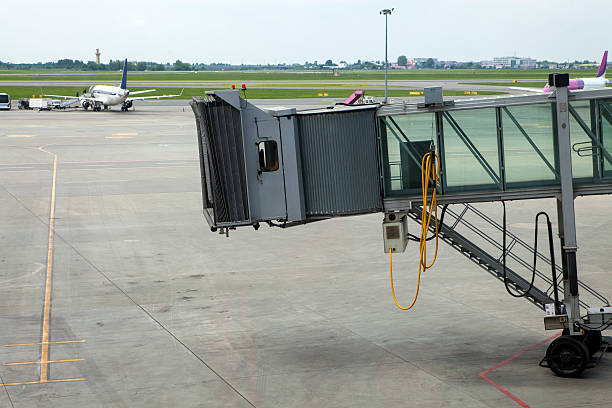 istock Gate sleeve on airport 481592694
