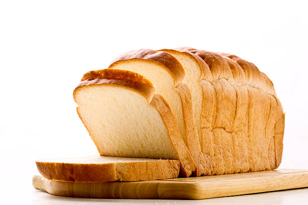 Plain bread stock photo
