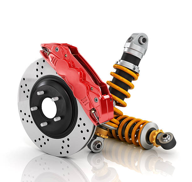 istock Car brakes with absorbers. 481604966
