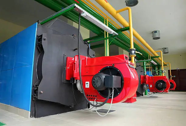 Photo of Gas steel boiler room