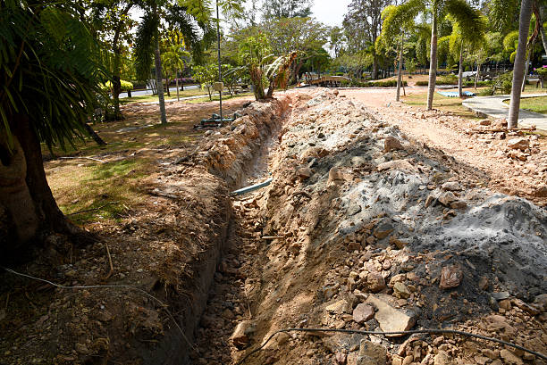istock Excavation for the sewer 481610680