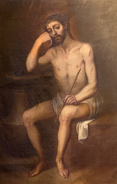 istock Granada - The tortured Jesus Christ painting 481610964