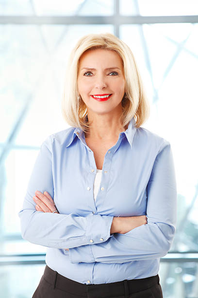 istock Middle age businesswoman portrait 481622796