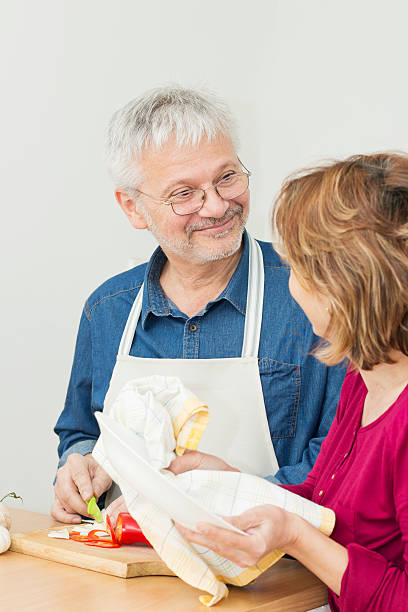 istock Mature Couple cooking 481625491