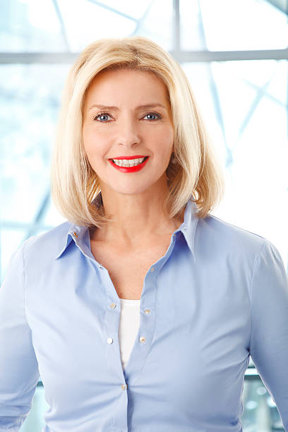 istock Middle age businesswoman portrait 481628336