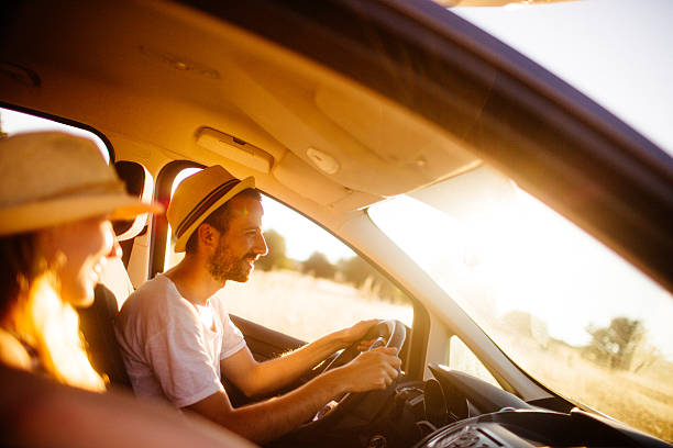 istock Smiling couple on the road 481628470