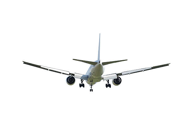 istock Commercial airplane isolated on white background with clipping p 481629500