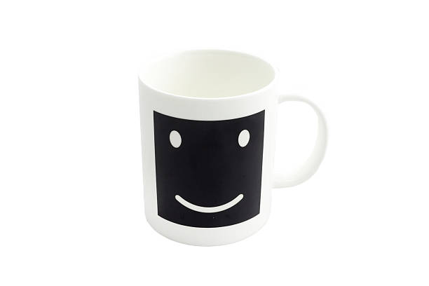 istock Empty  smile coffee cup or smile coffee mug isolated 481635170