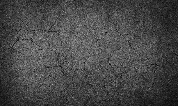 asphalt crack asphalt crack gravel stock pictures, royalty-free photos & images