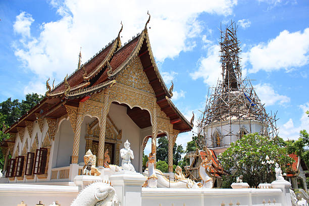 istock Thai Buddhist Temple in Chiang Mai,Thailand 481636612