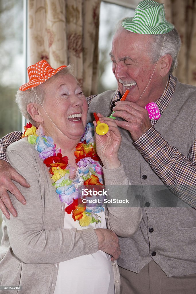 Senioren-Party - Lizenzfrei 70-79 Jahre Stock-Foto