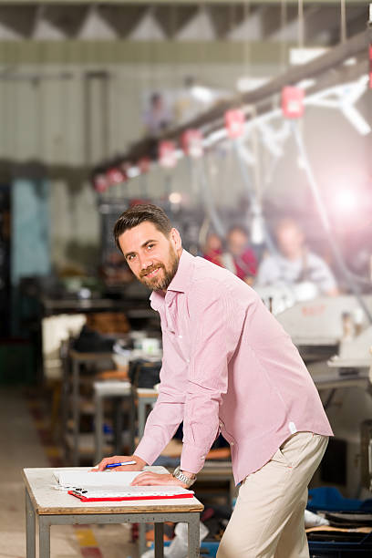 istock Young Businessman in Factory 481644554