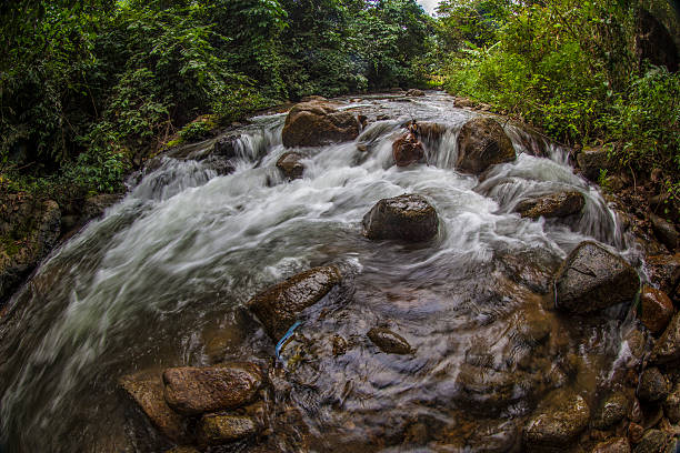 istock LANDSCAPE: Beautiful calm and joyous waterfall in mountains, China 481645337