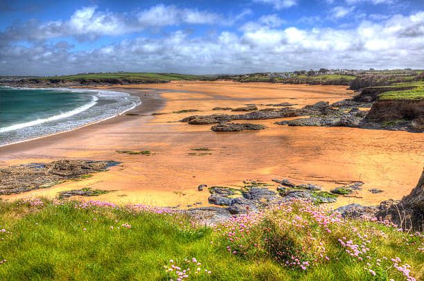 istock North Cornwall beach Harlyn Bay near Padstow and Newquay HDR 481648116