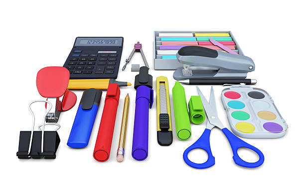 istock Set of office supplies 481649150