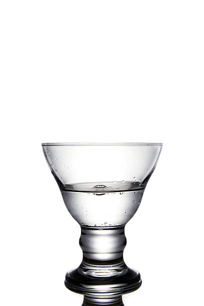 istock Transparent and water glass in the white background 481649558