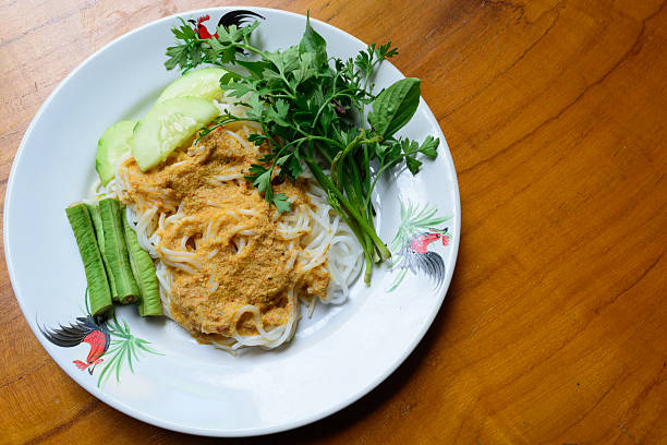istock Noodle eaten with curry or Thai style noodle 481658588