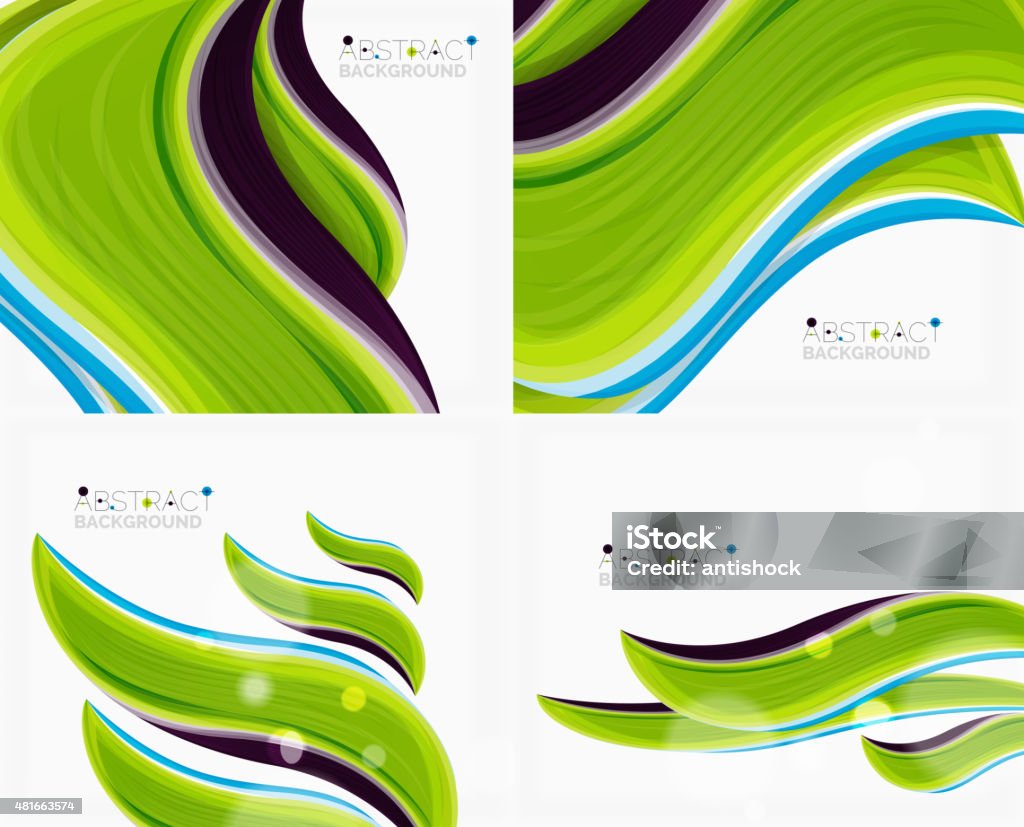 Solid Wave Background Abstract Realistic Solid Wave Background Stock Illustration - Download ...