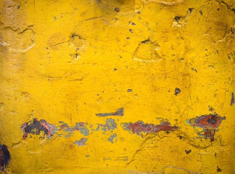 The old yellow metal background.