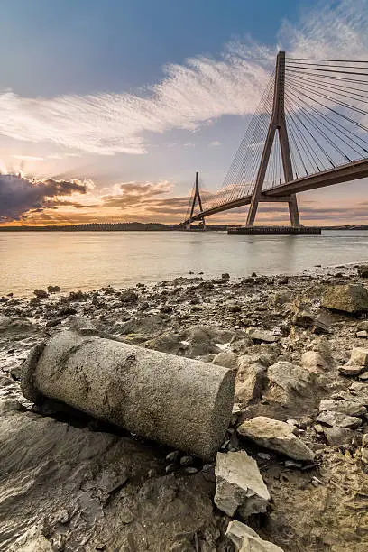 Photo of International bridge over the River Guadiana, Ayamonte, Spain