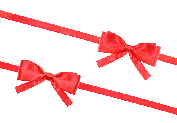 istock red satin bow knot and ribbons  - set 61 481666812