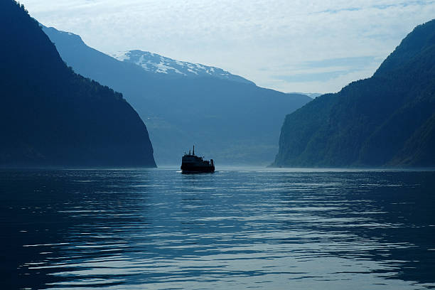 istock Boat on Norwegian Fjord 481670420